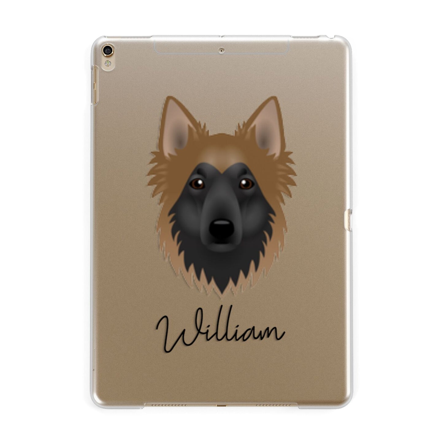 Shollie Personalised Apple iPad Gold Case