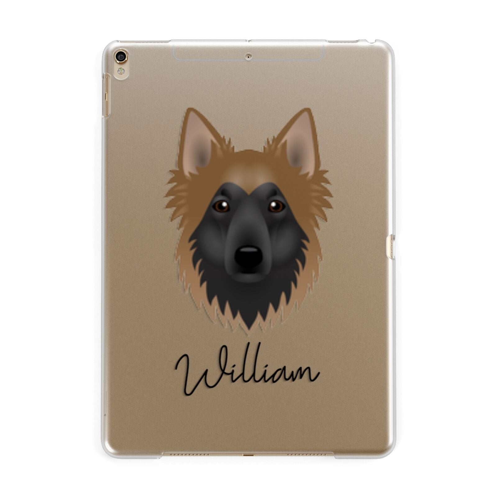 Shollie Personalised Apple iPad Gold Case