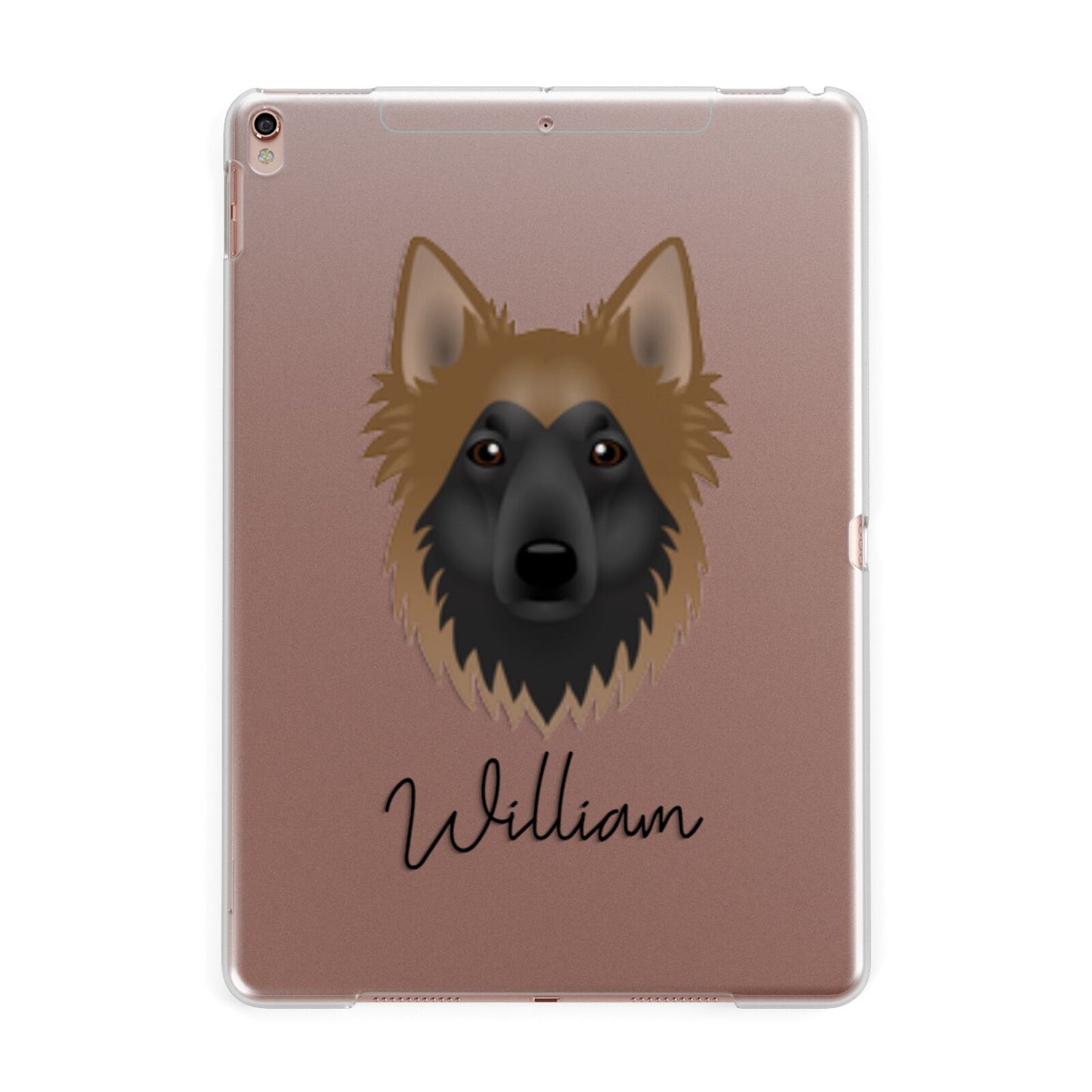 Shollie Personalised Apple iPad Rose Gold Case