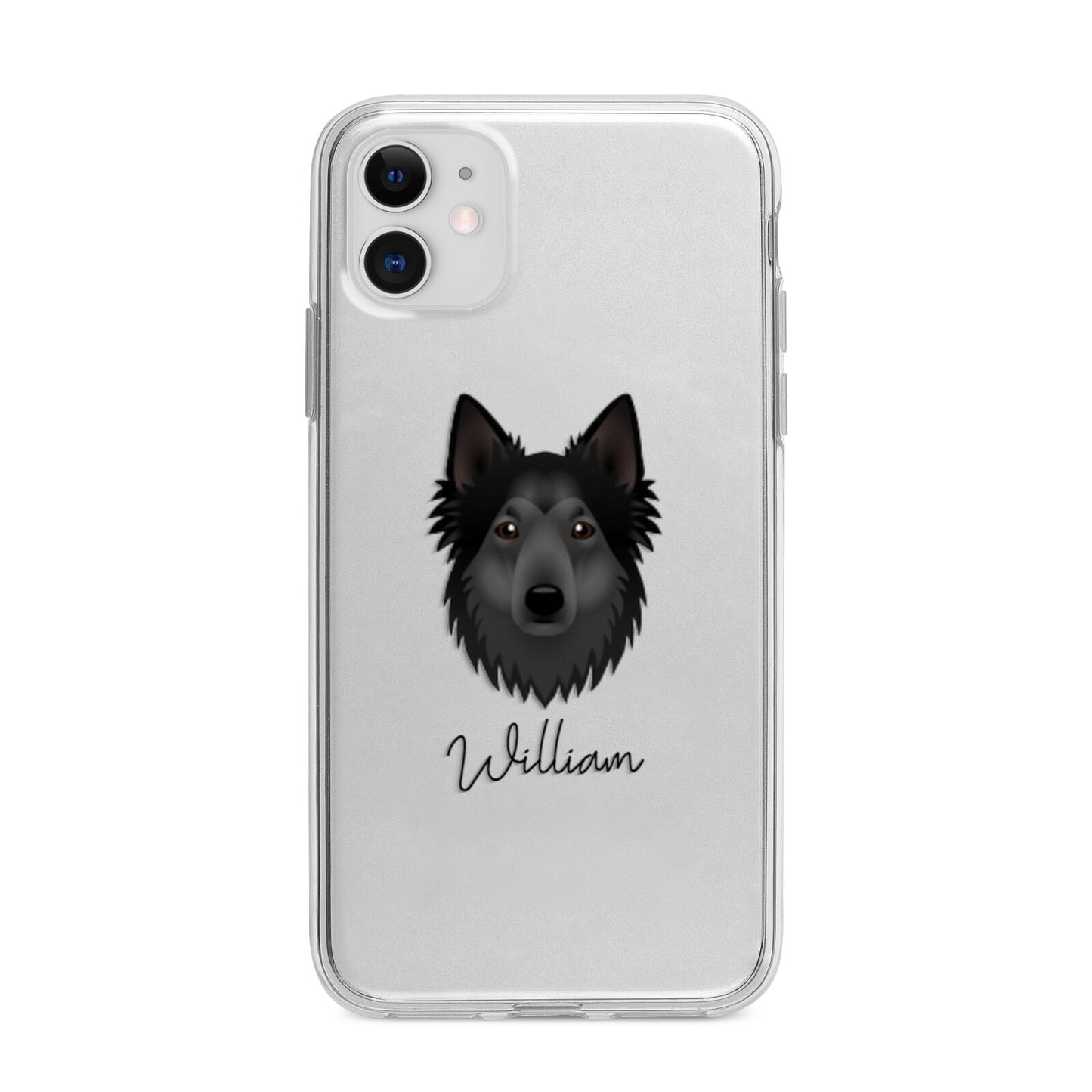 Shollie Personalised Apple iPhone 11 in White with Bumper Case
