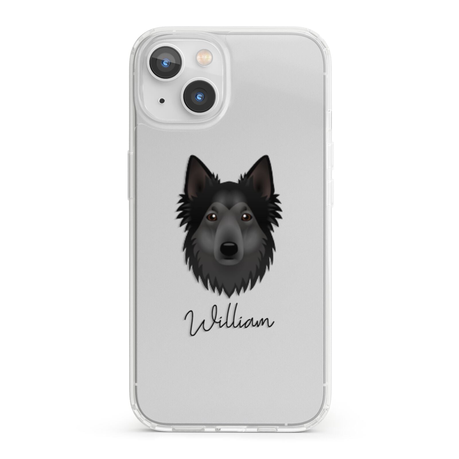 Shollie Personalised iPhone 13 Clear Bumper Case