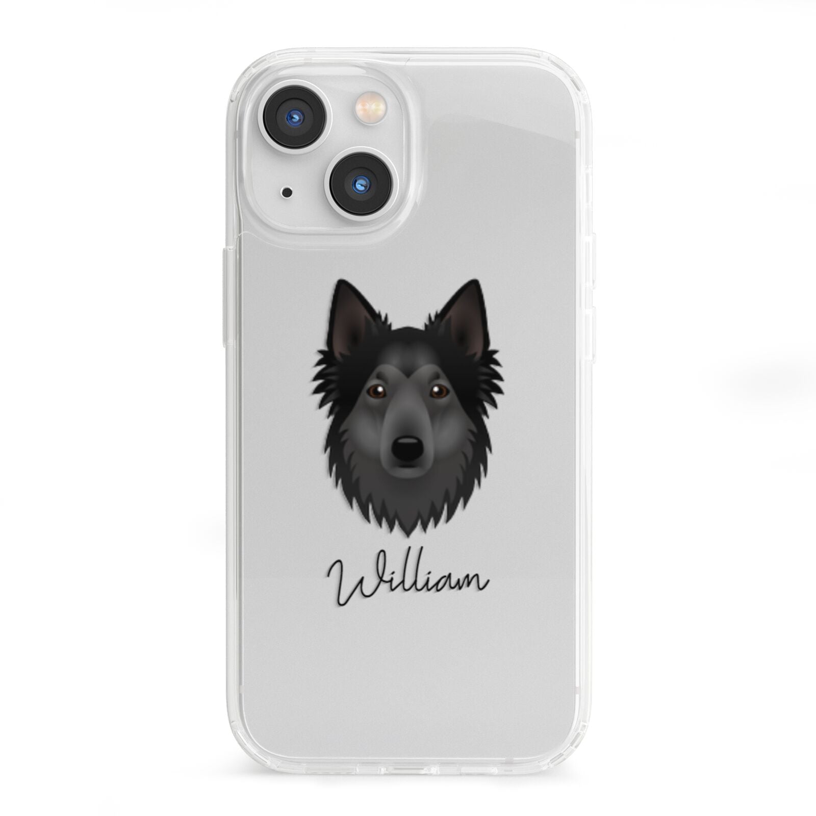 Shollie Personalised iPhone 13 Mini Clear Bumper Case