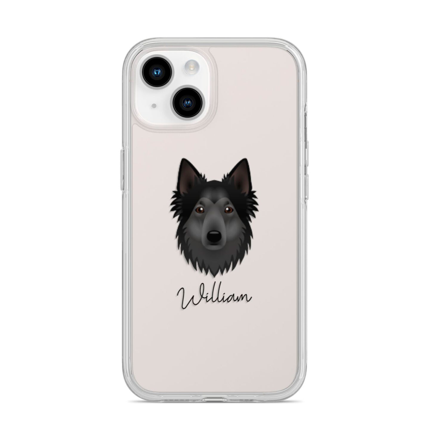 Shollie Personalised iPhone 14 Clear Tough Case Starlight
