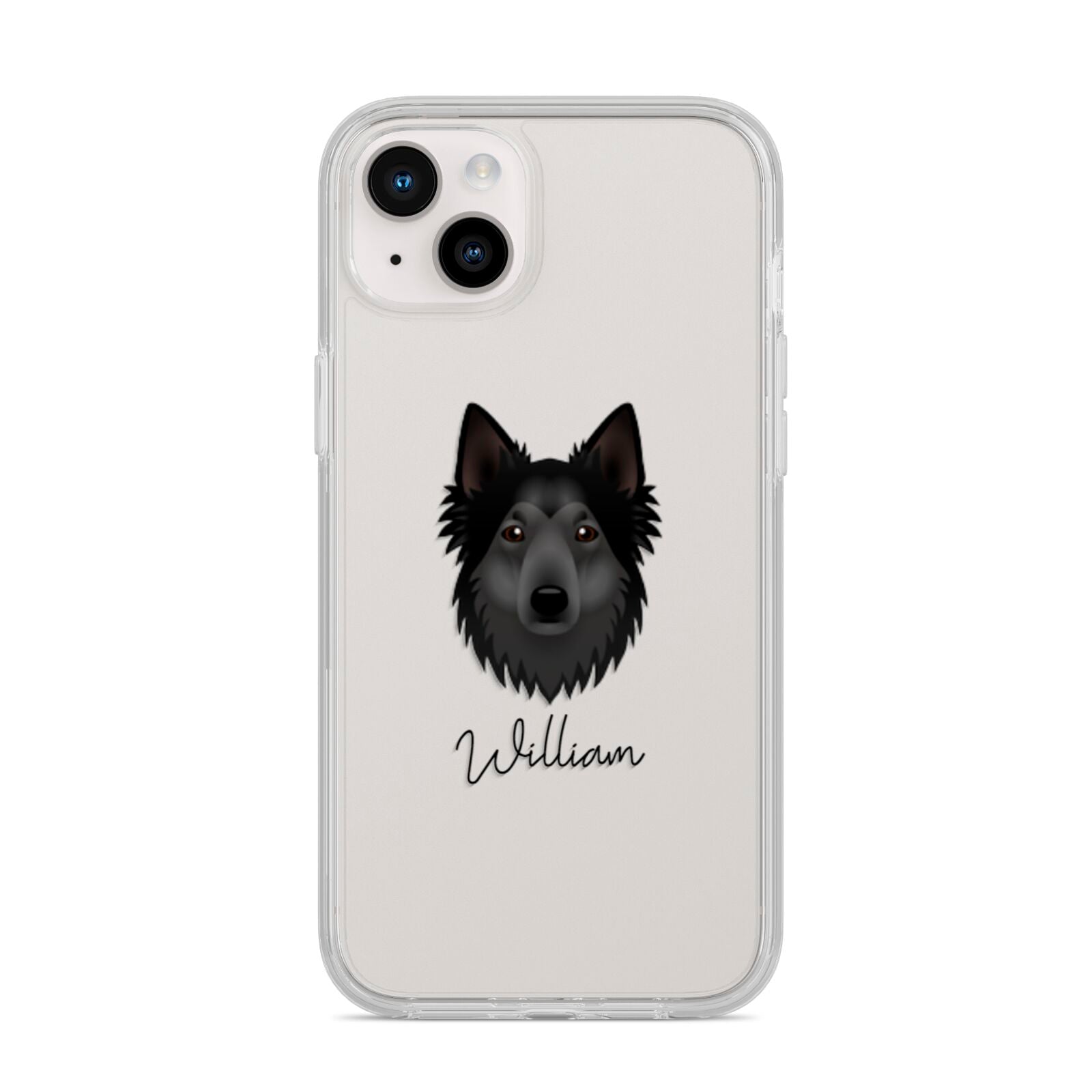 Shollie Personalised iPhone 14 Plus Clear Tough Case Starlight