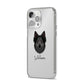 Shollie Personalised iPhone 14 Pro Max Clear Tough Case Silver Angled Image