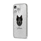 Shollie Personalised iPhone 14 Pro Max Glitter Tough Case Silver Angled Image