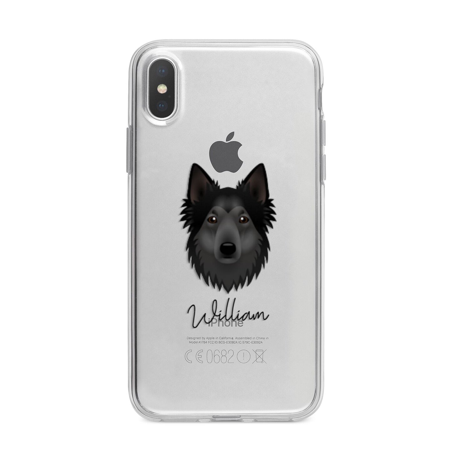 Shollie Personalised iPhone X Bumper Case on Silver iPhone Alternative Image 1
