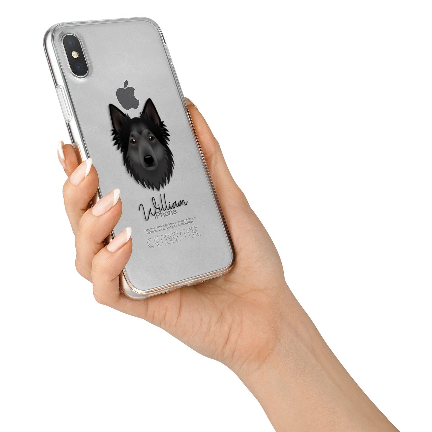 Shollie Personalised iPhone X Bumper Case on Silver iPhone Alternative Image 2