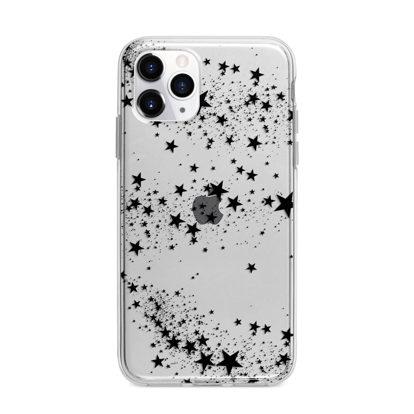 Shooting Stars Apple iPhone 11 Pro Max in Silver with Bumper Case