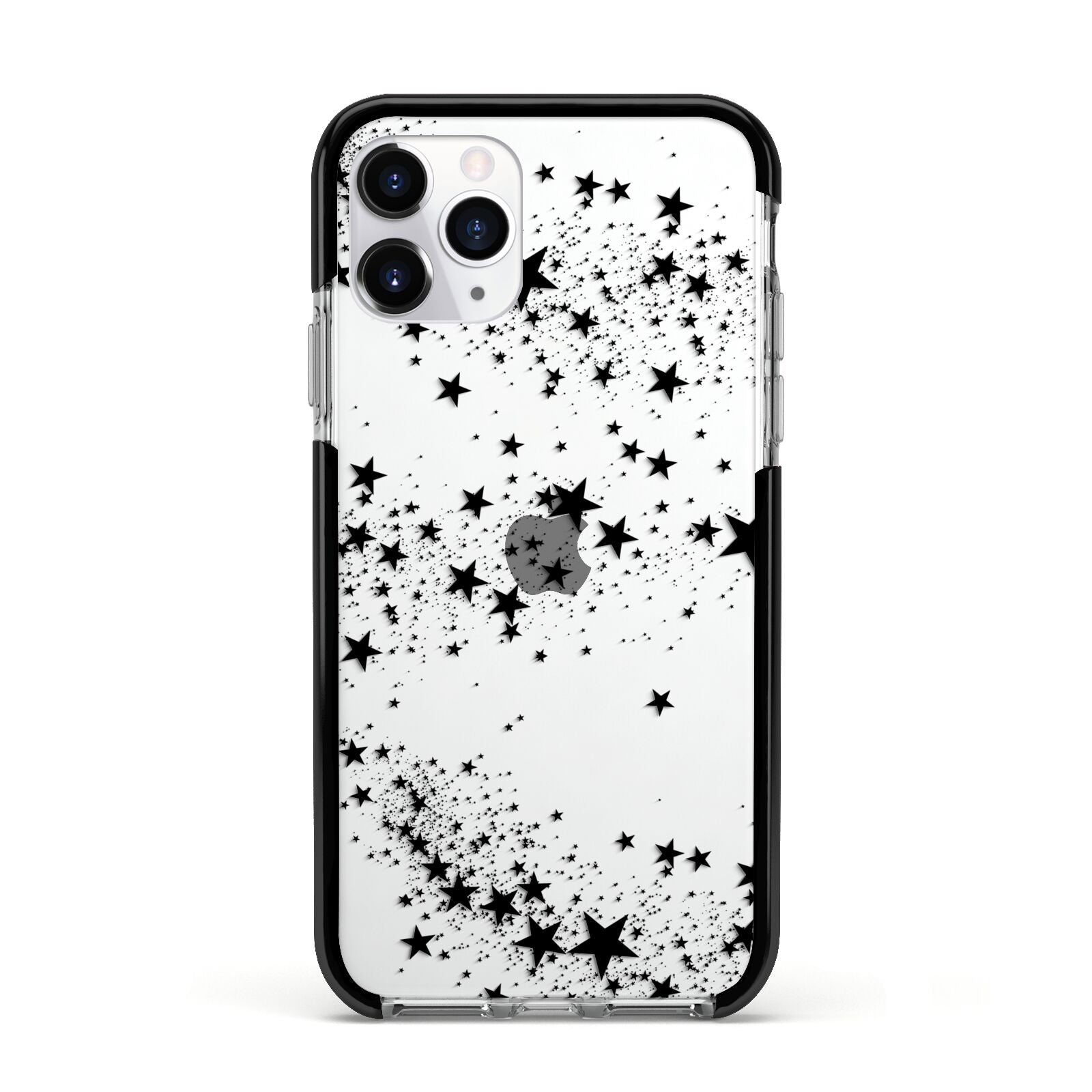 Shooting Stars Apple iPhone 11 Pro in Silver with Black Impact Case