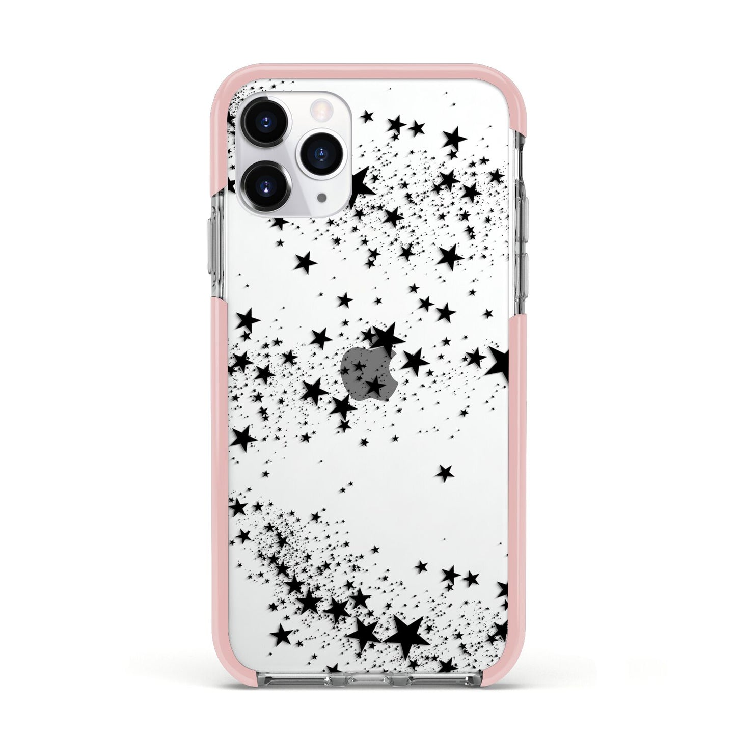 Shooting Stars Apple iPhone 11 Pro in Silver with Pink Impact Case