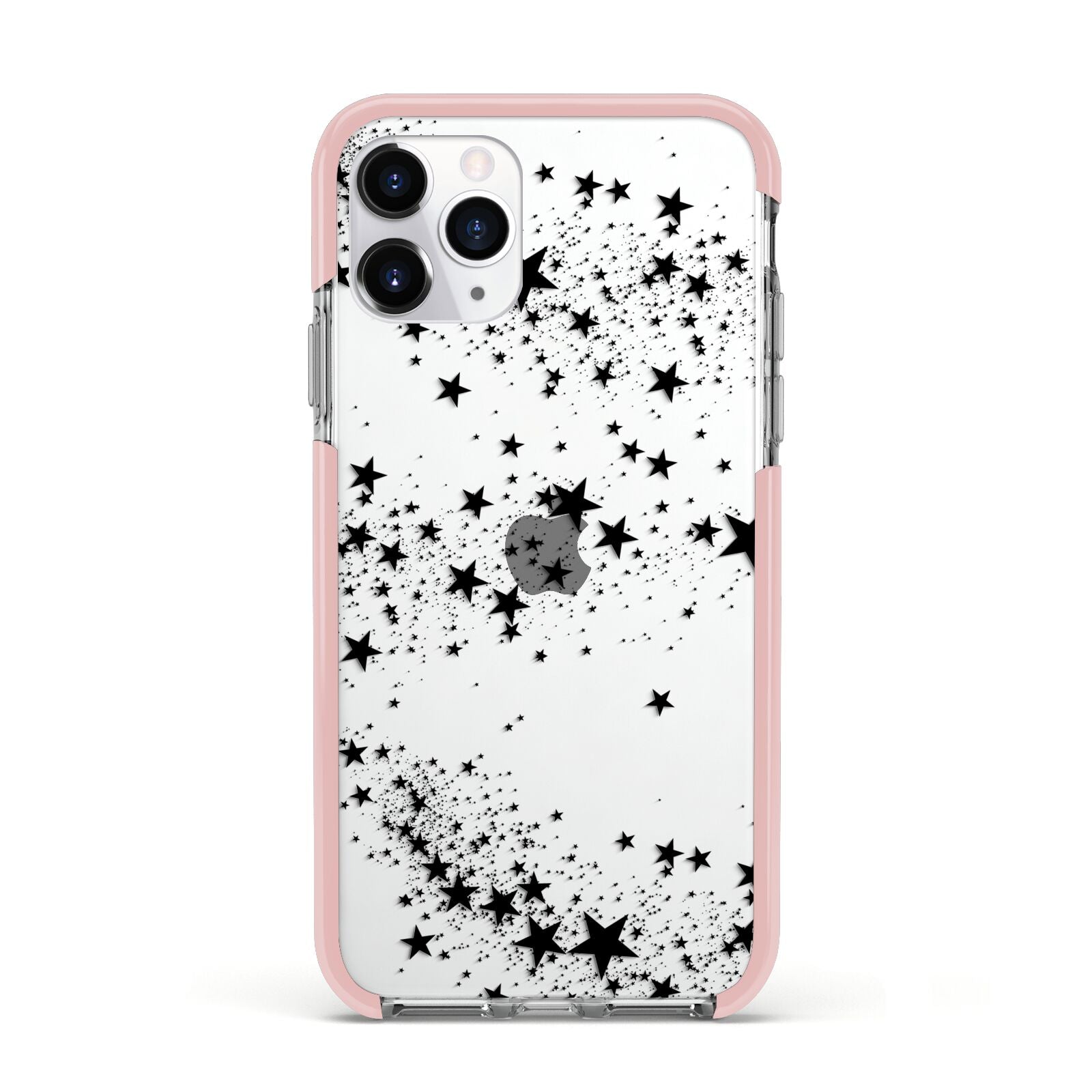 Shooting Stars Apple iPhone 11 Pro in Silver with Pink Impact Case