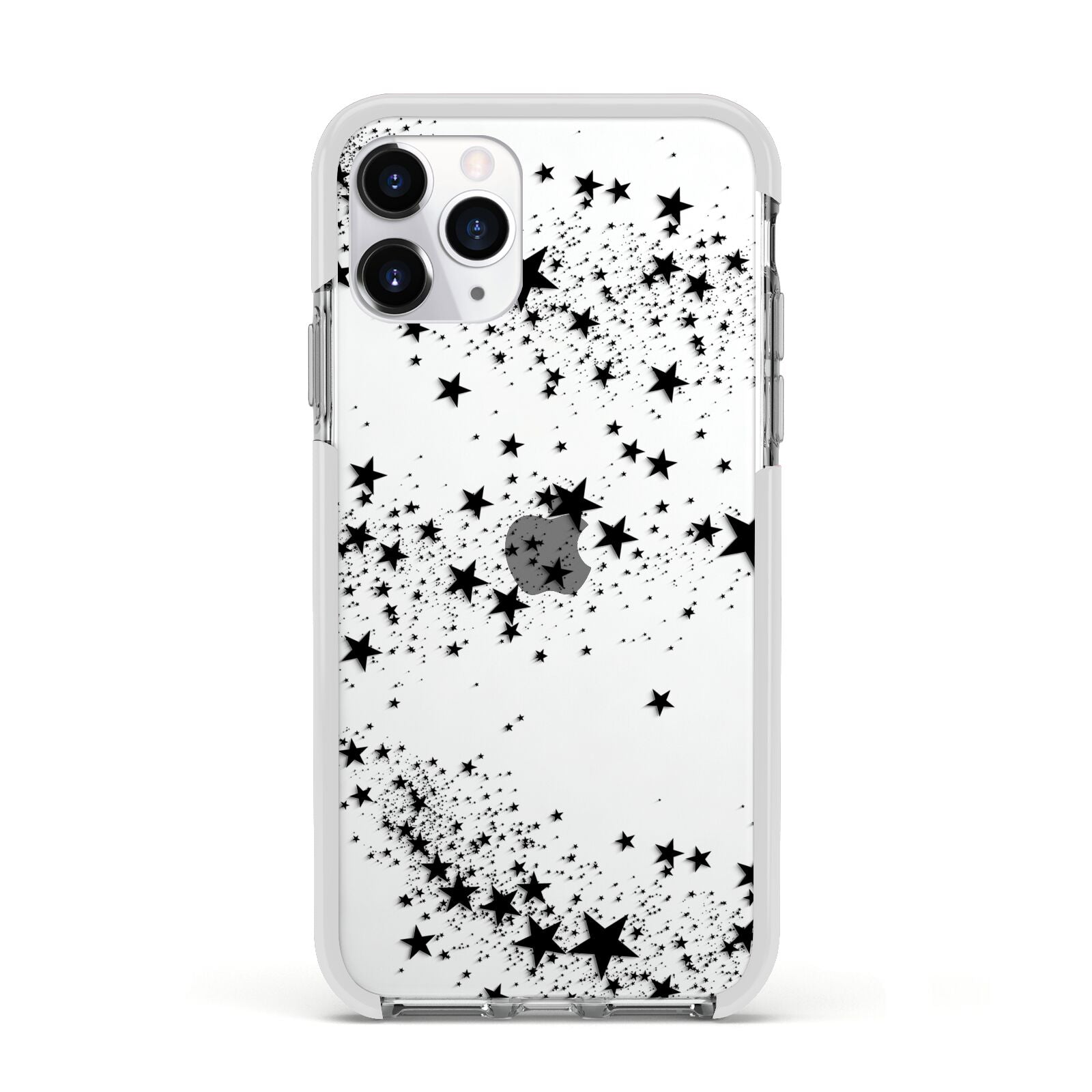 Shooting Stars Apple iPhone 11 Pro in Silver with White Impact Case