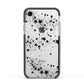 Shooting Stars Apple iPhone XR Impact Case Black Edge on Silver Phone