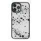 Shooting Stars iPhone 13 Pro Max Black Impact Case on Silver phone