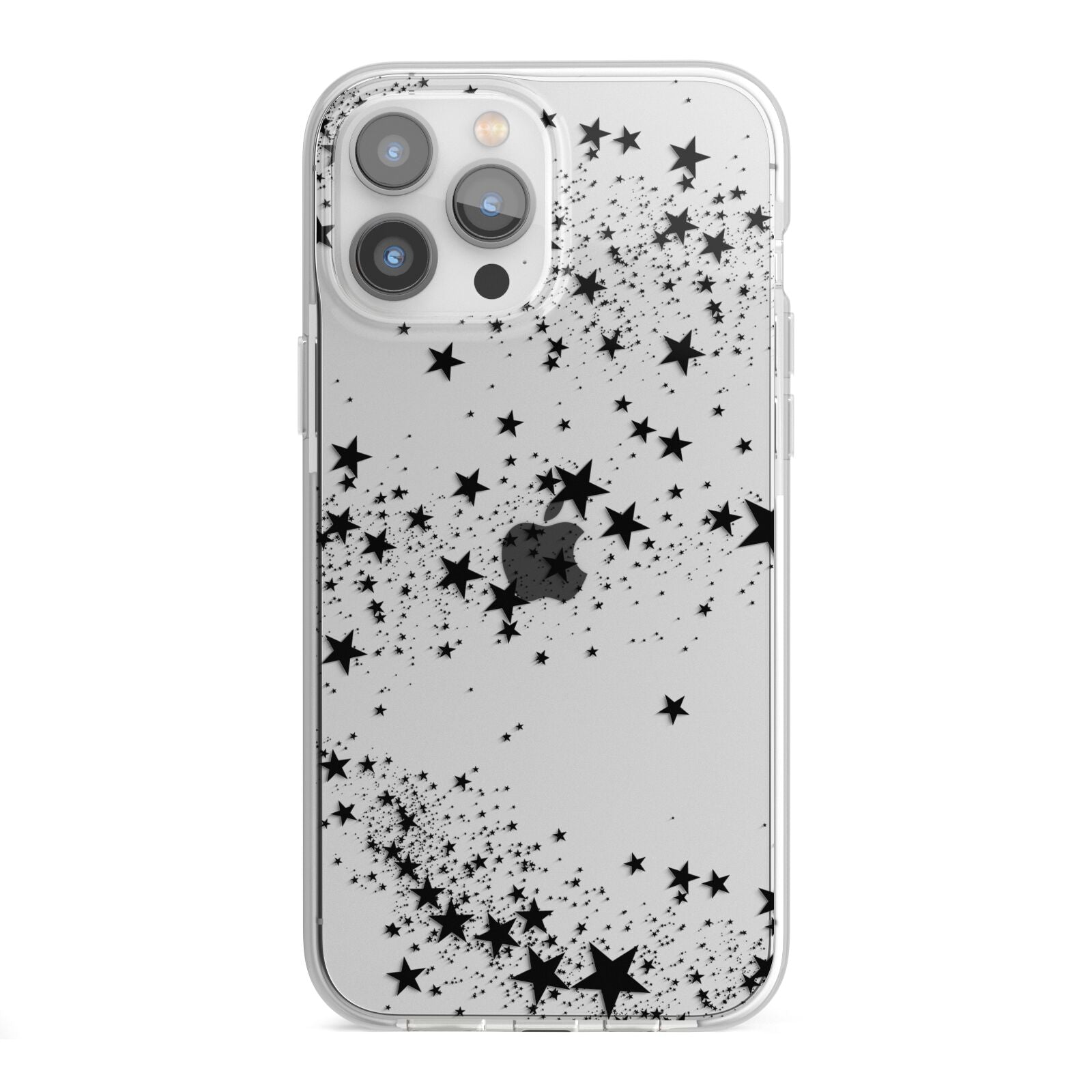 Shooting Stars iPhone 13 Pro Max TPU Impact Case with White Edges