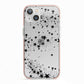 Shooting Stars iPhone 13 TPU Impact Case with Pink Edges