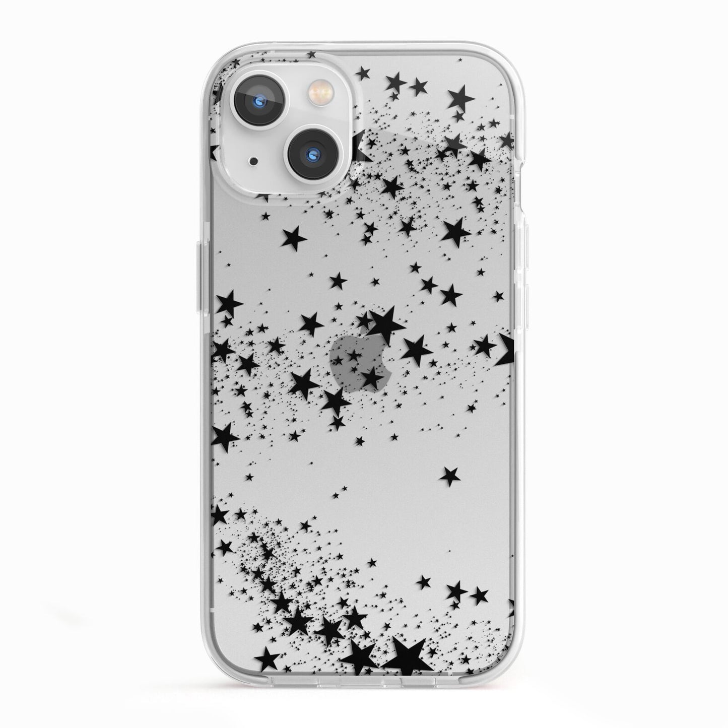 Shooting Stars iPhone 13 TPU Impact Case with White Edges