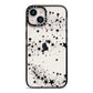 Shooting Stars iPhone 14 Black Impact Case on Silver phone