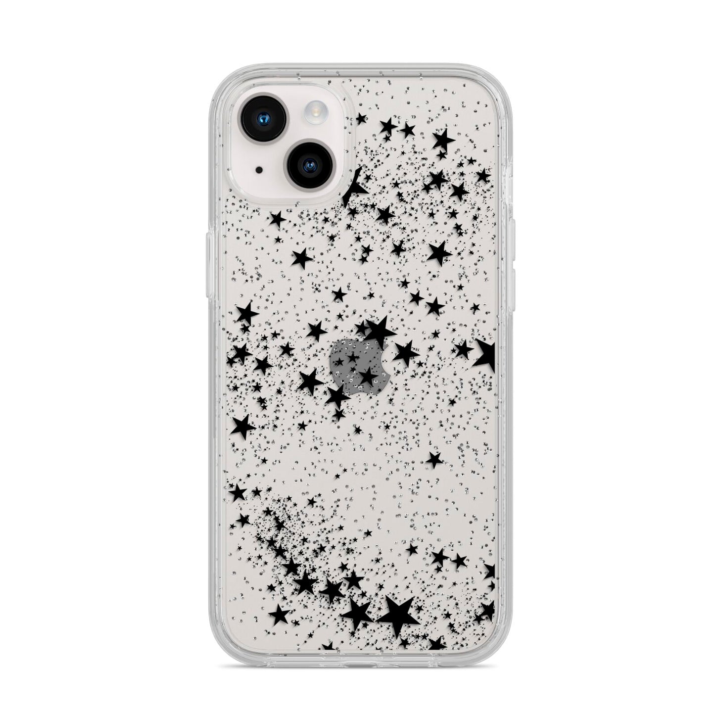 Shooting Stars iPhone 14 Plus Glitter Tough Case Starlight