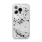 Shooting Stars iPhone 14 Pro Clear Tough Case Silver