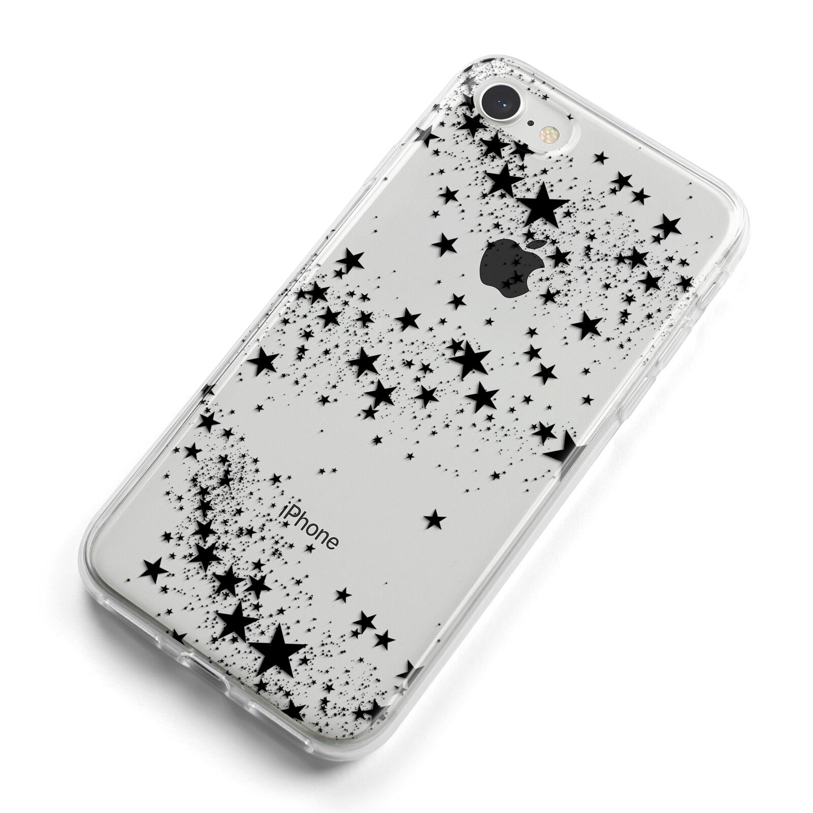 Shooting Stars iPhone 8 Bumper Case on Silver iPhone Alternative Image
