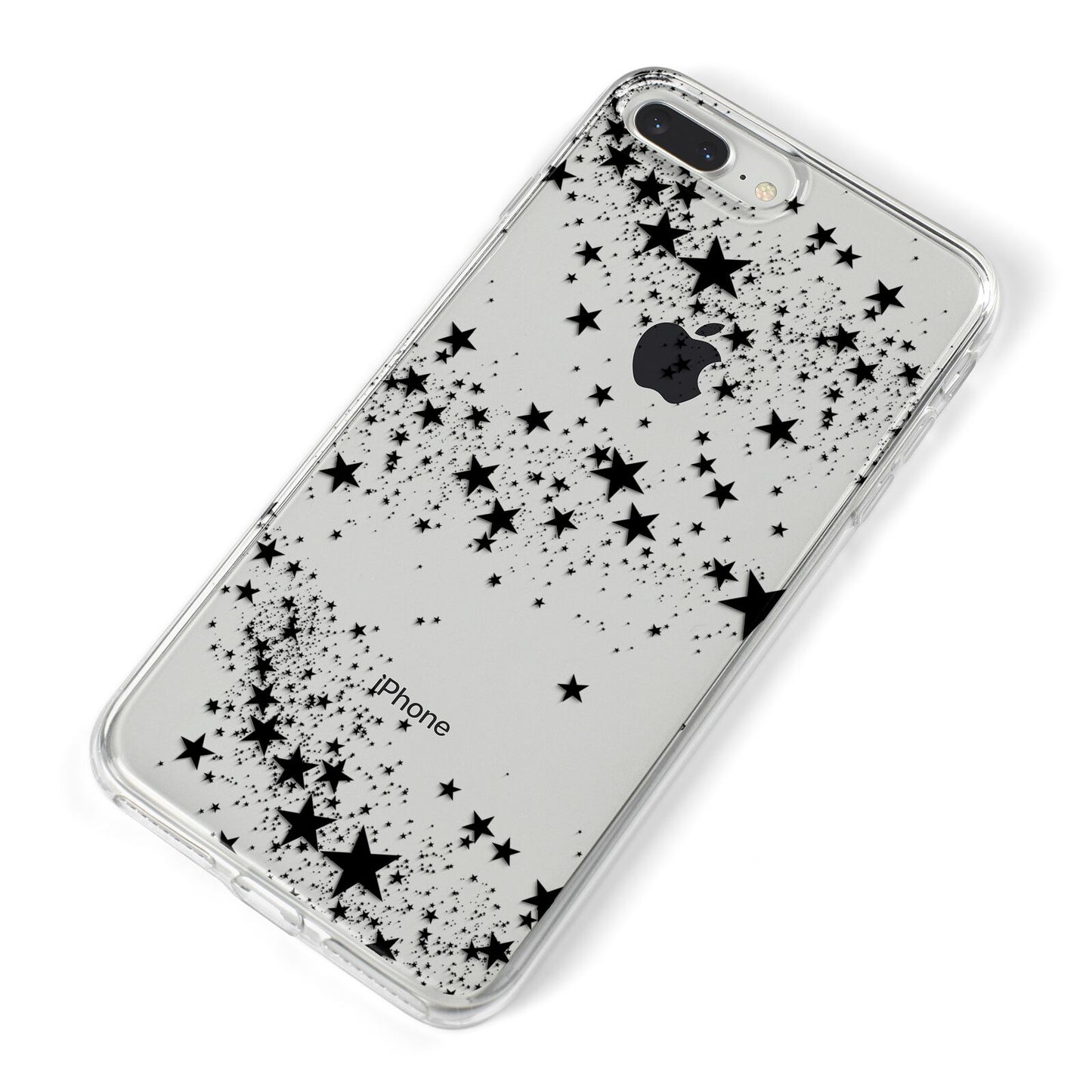 Shooting Stars iPhone 8 Plus Bumper Case on Silver iPhone Alternative Image