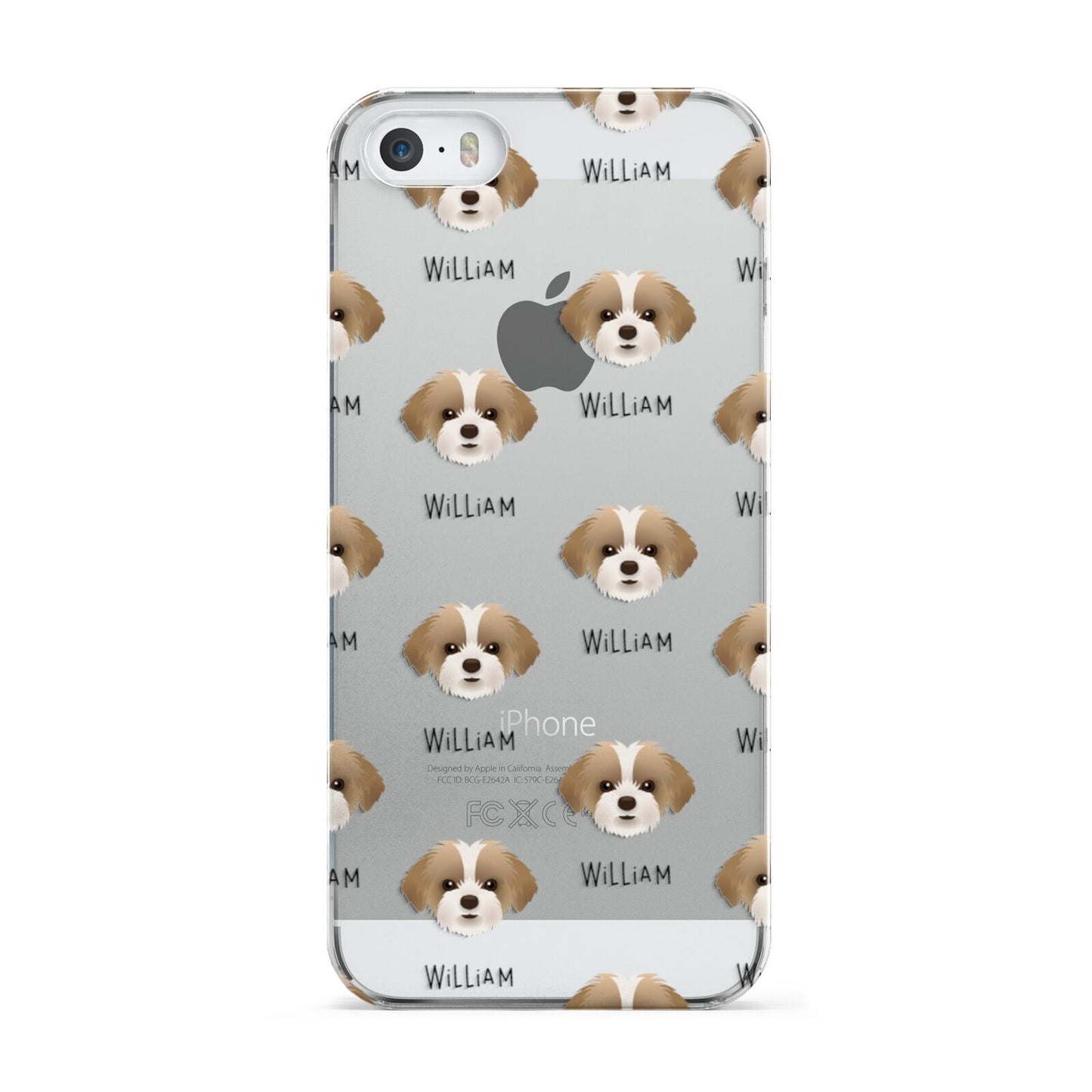 Shorkie Icon with Name Apple iPhone 5 Case