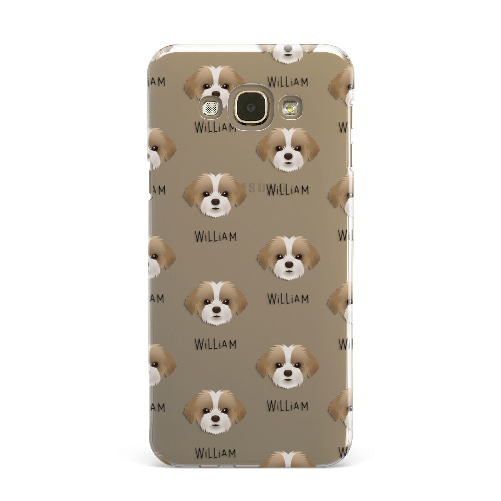 Shorkie Icon with Name Samsung Galaxy A8 Case