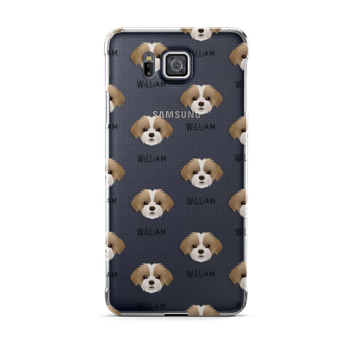 Shorkie Icon with Name Samsung Galaxy Alpha Case