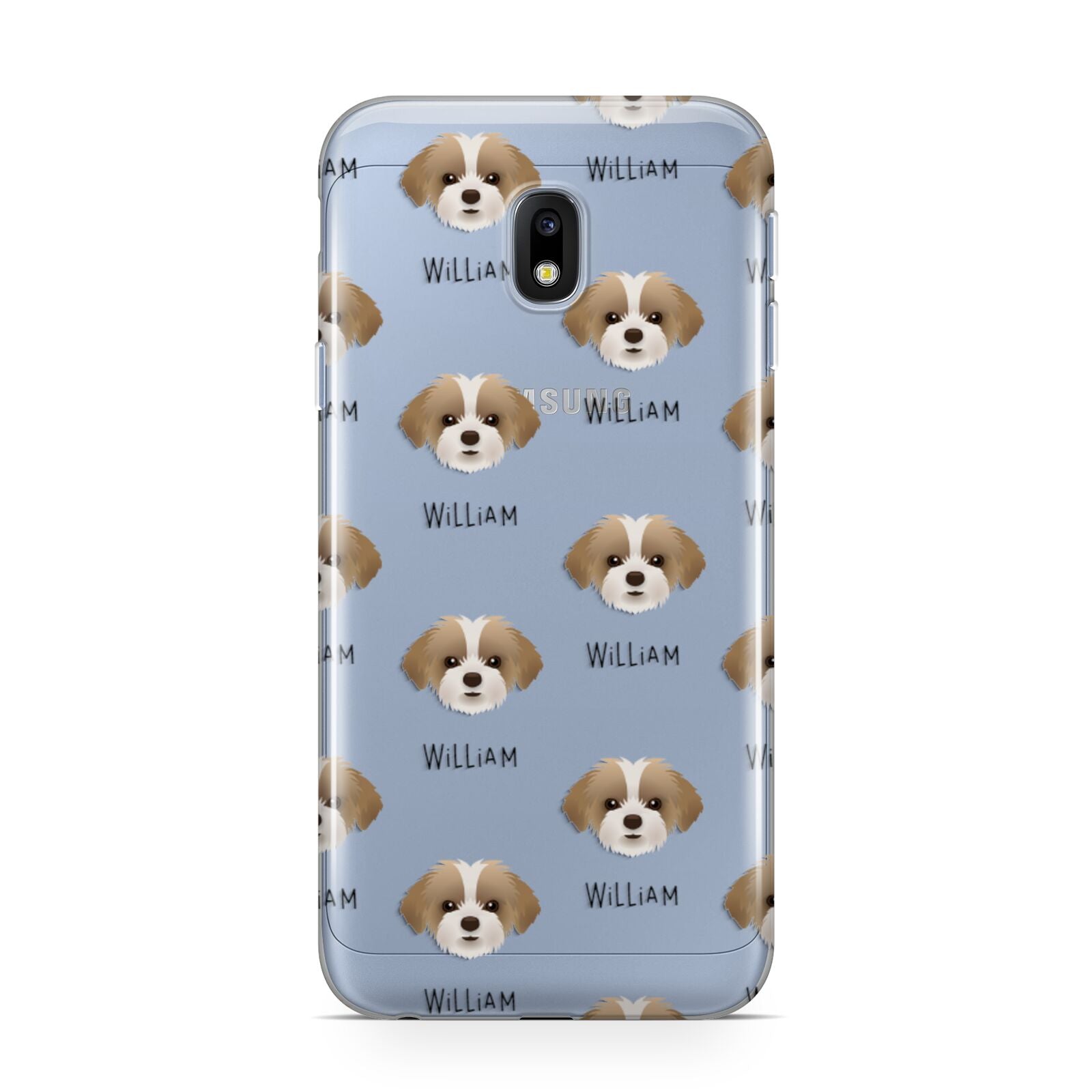 Shorkie Icon with Name Samsung Galaxy J3 2017 Case