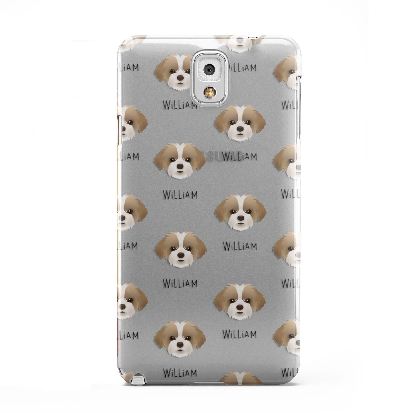 Shorkie Icon with Name Samsung Galaxy Note 3 Case