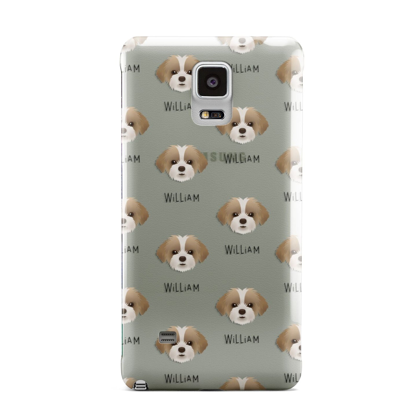 Shorkie Icon with Name Samsung Galaxy Note 4 Case