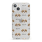 Shorkie Icon with Name iPhone 13 Clear Bumper Case