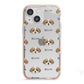 Shorkie Icon with Name iPhone 13 Mini TPU Impact Case with Pink Edges