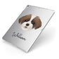 Shorkie Personalised Apple iPad Case on Silver iPad Side View