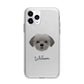 Shorkie Personalised Apple iPhone 11 Pro Max in Silver with Bumper Case