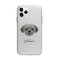 Shorkie Personalised Apple iPhone 11 Pro in Silver with Bumper Case