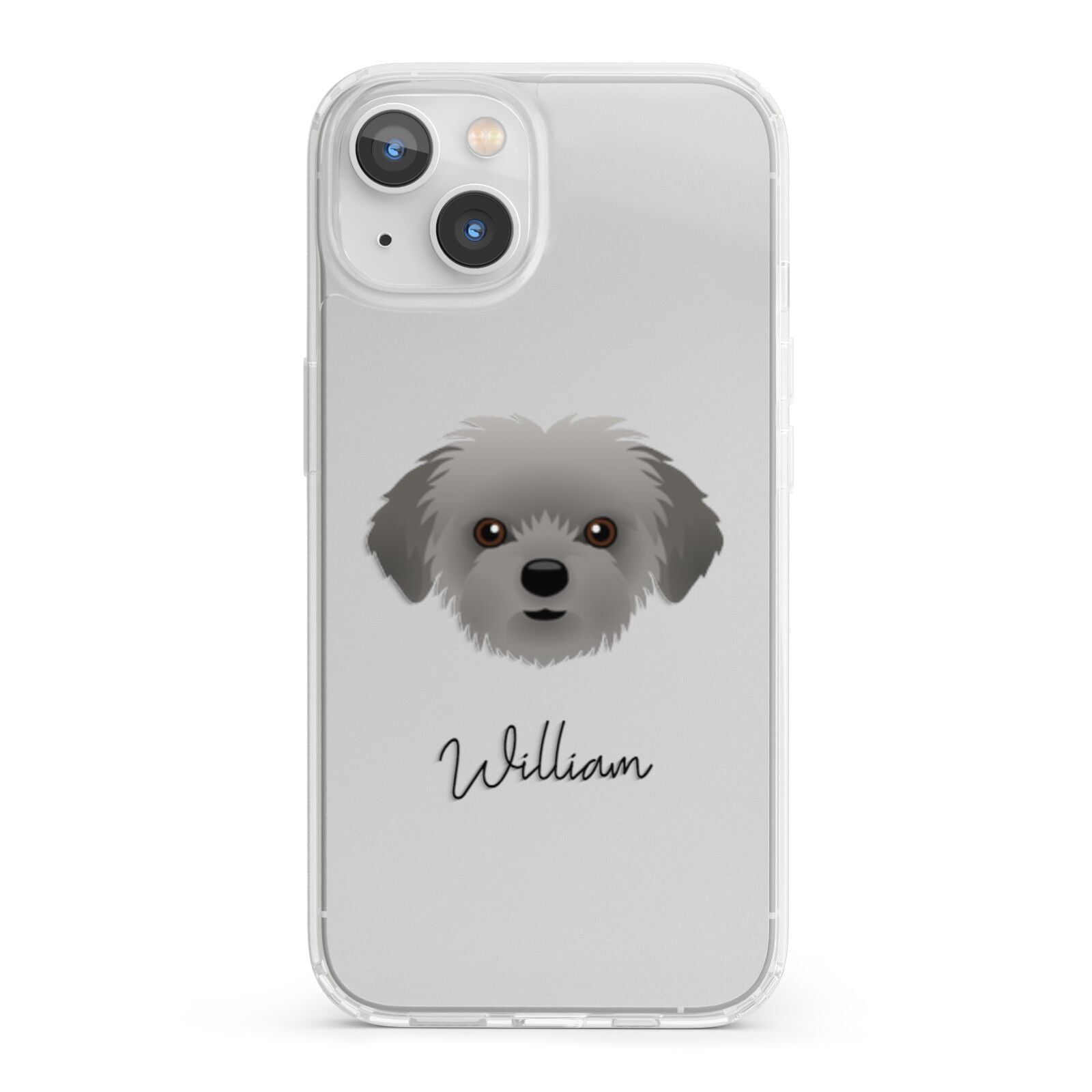 Shorkie Personalised iPhone 13 Clear Bumper Case