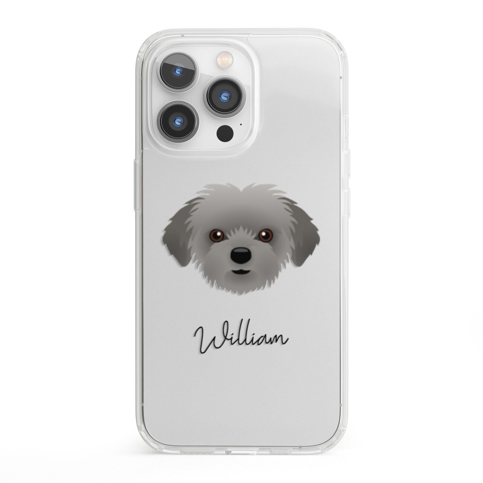 Shorkie Personalised iPhone 13 Pro Clear Bumper Case