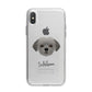 Shorkie Personalised iPhone X Bumper Case on Silver iPhone Alternative Image 1