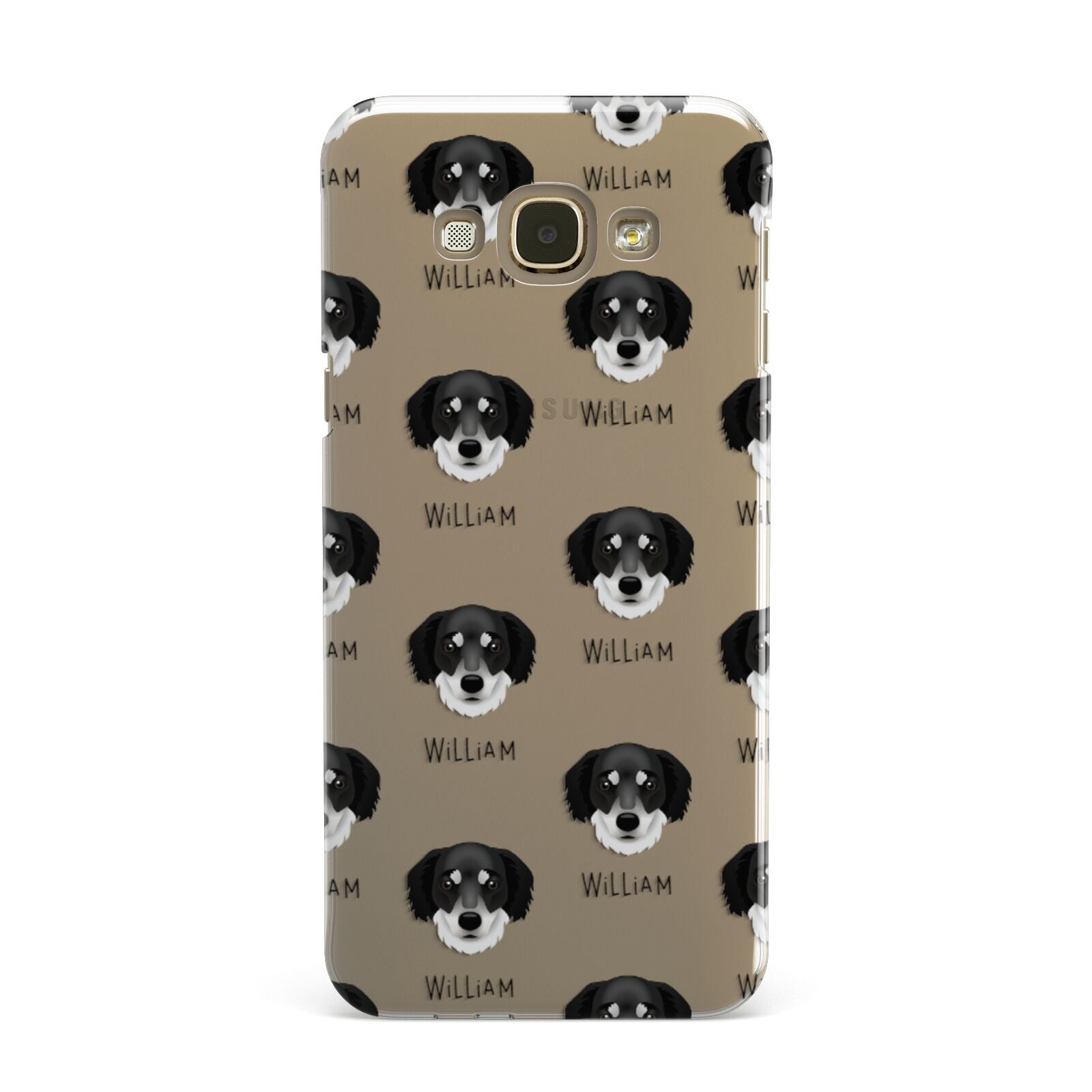 Siberian Cocker Icon with Name Samsung Galaxy A8 Case