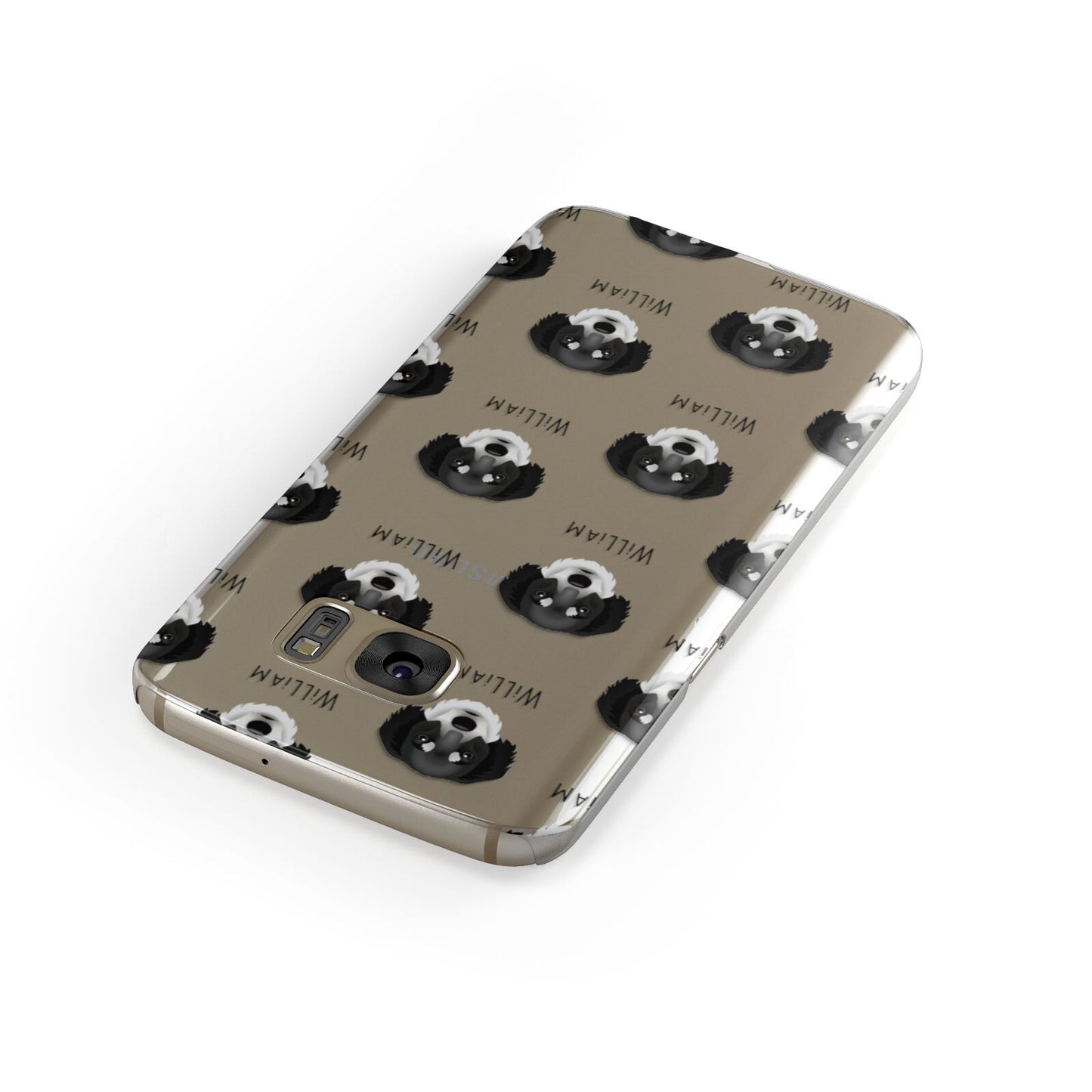 Siberian Cocker Icon with Name Samsung Galaxy Case Front Close Up