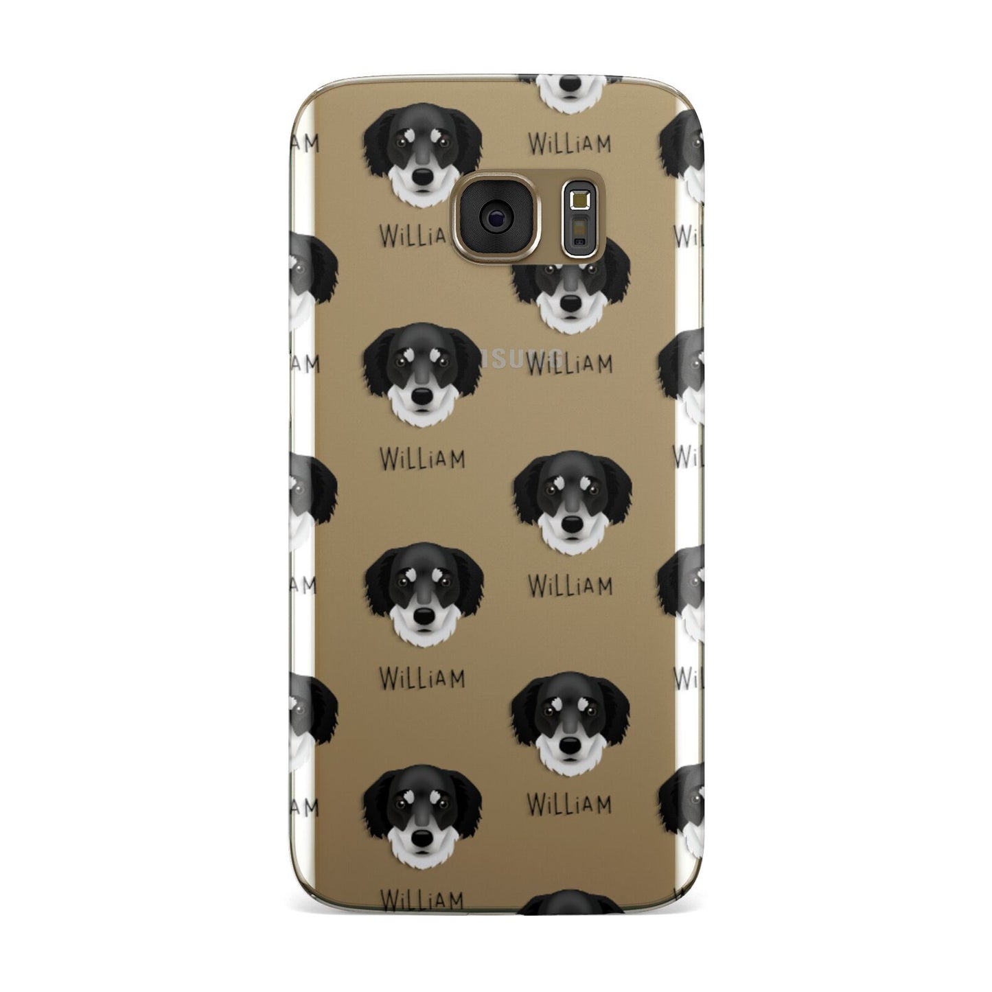 Siberian Cocker Icon with Name Samsung Galaxy Case