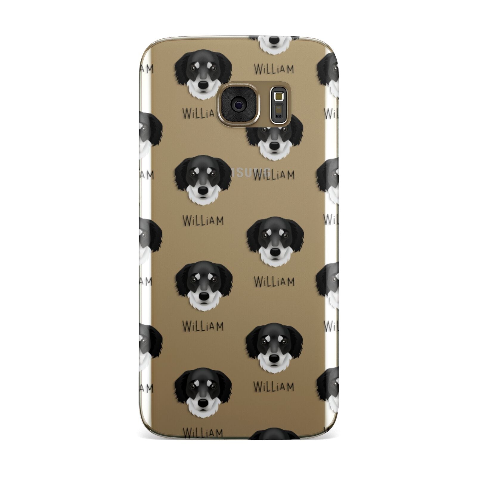 Siberian Cocker Icon with Name Samsung Galaxy Case