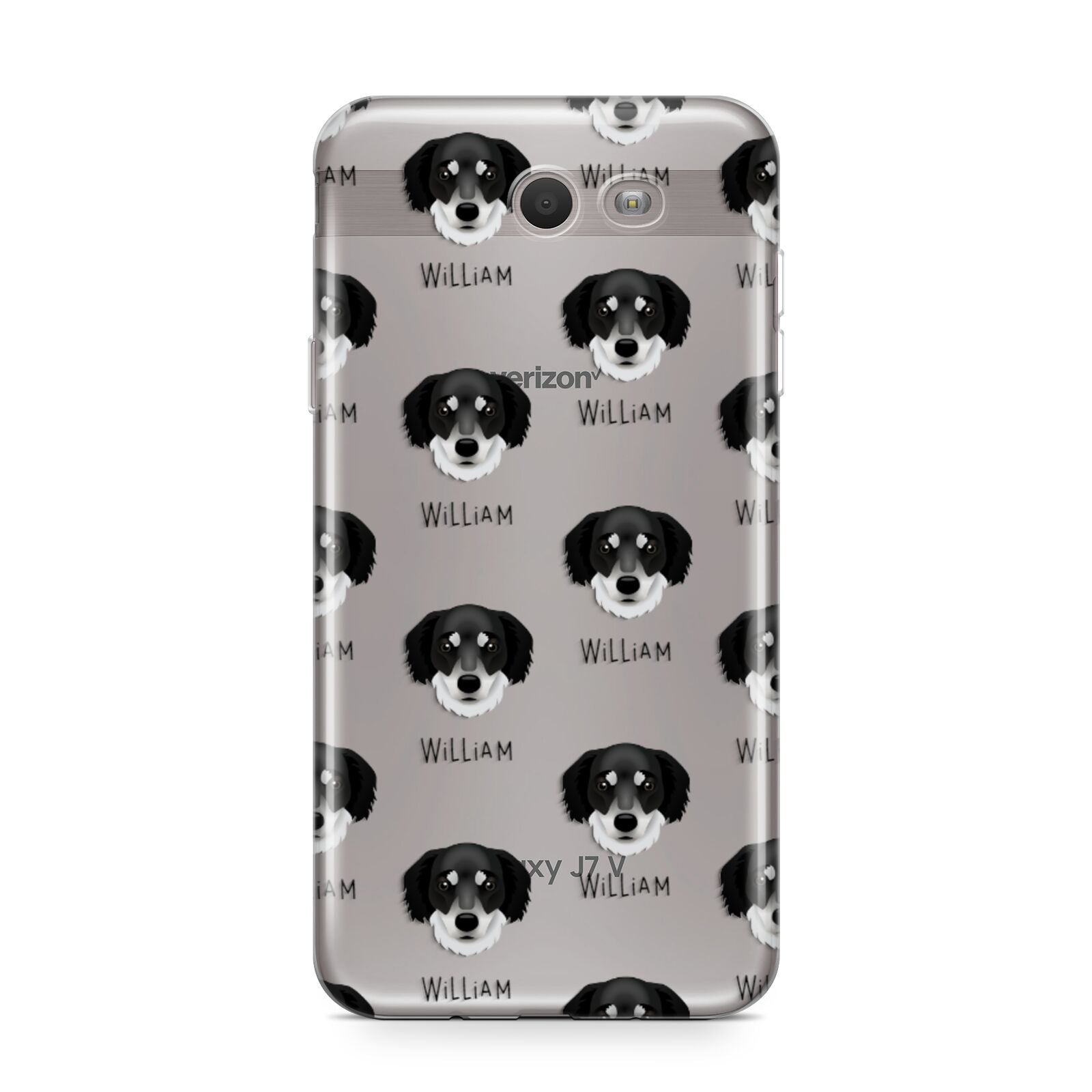 Siberian Cocker Icon with Name Samsung Galaxy J7 2017 Case