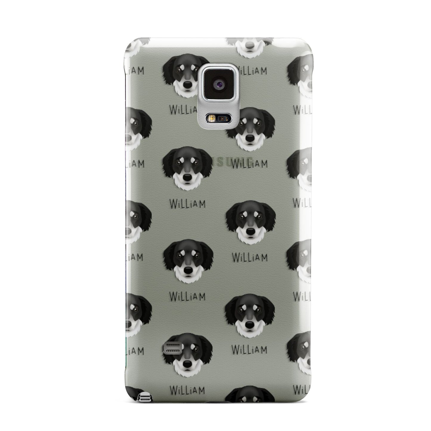 Siberian Cocker Icon with Name Samsung Galaxy Note 4 Case