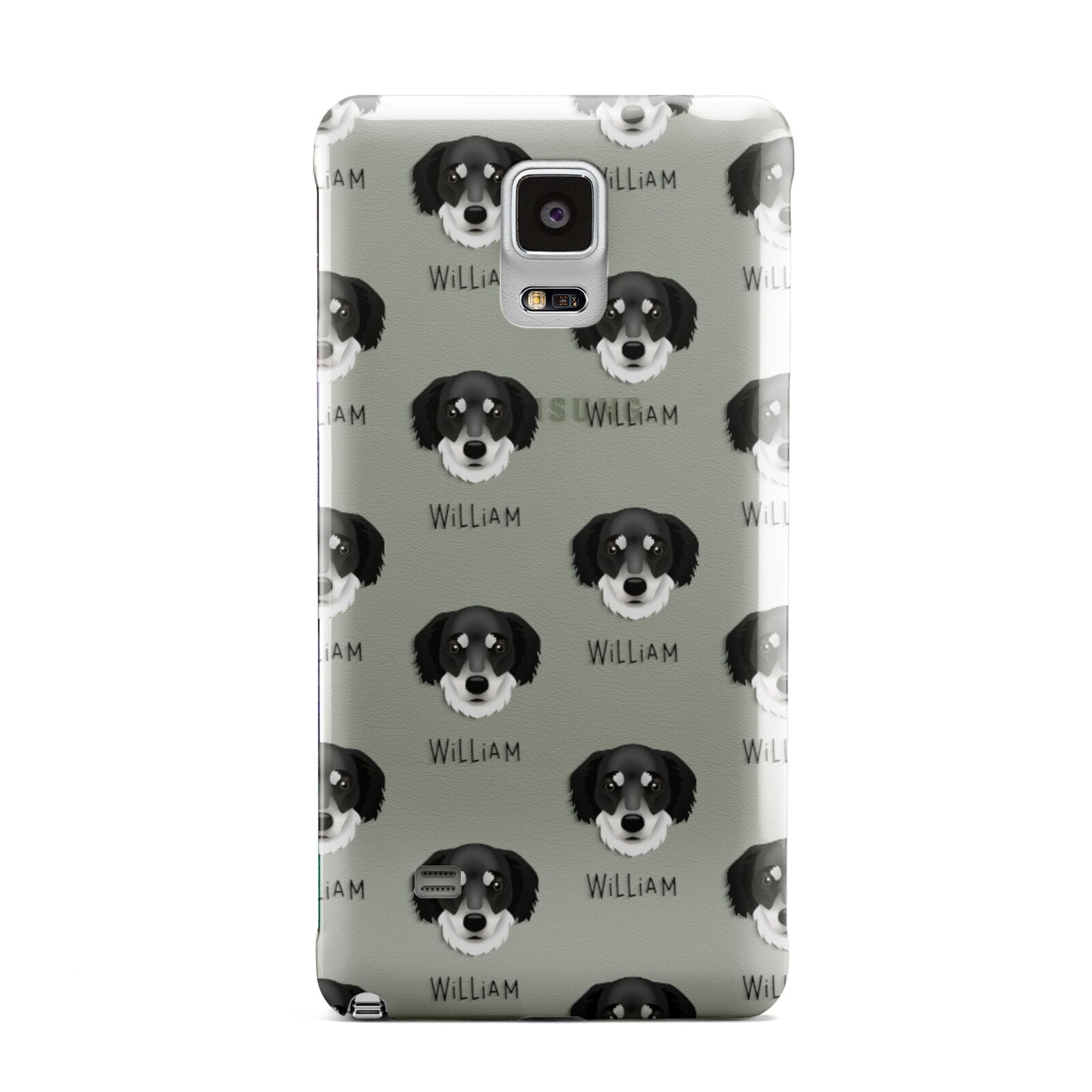 Siberian Cocker Icon with Name Samsung Galaxy Note 4 Case