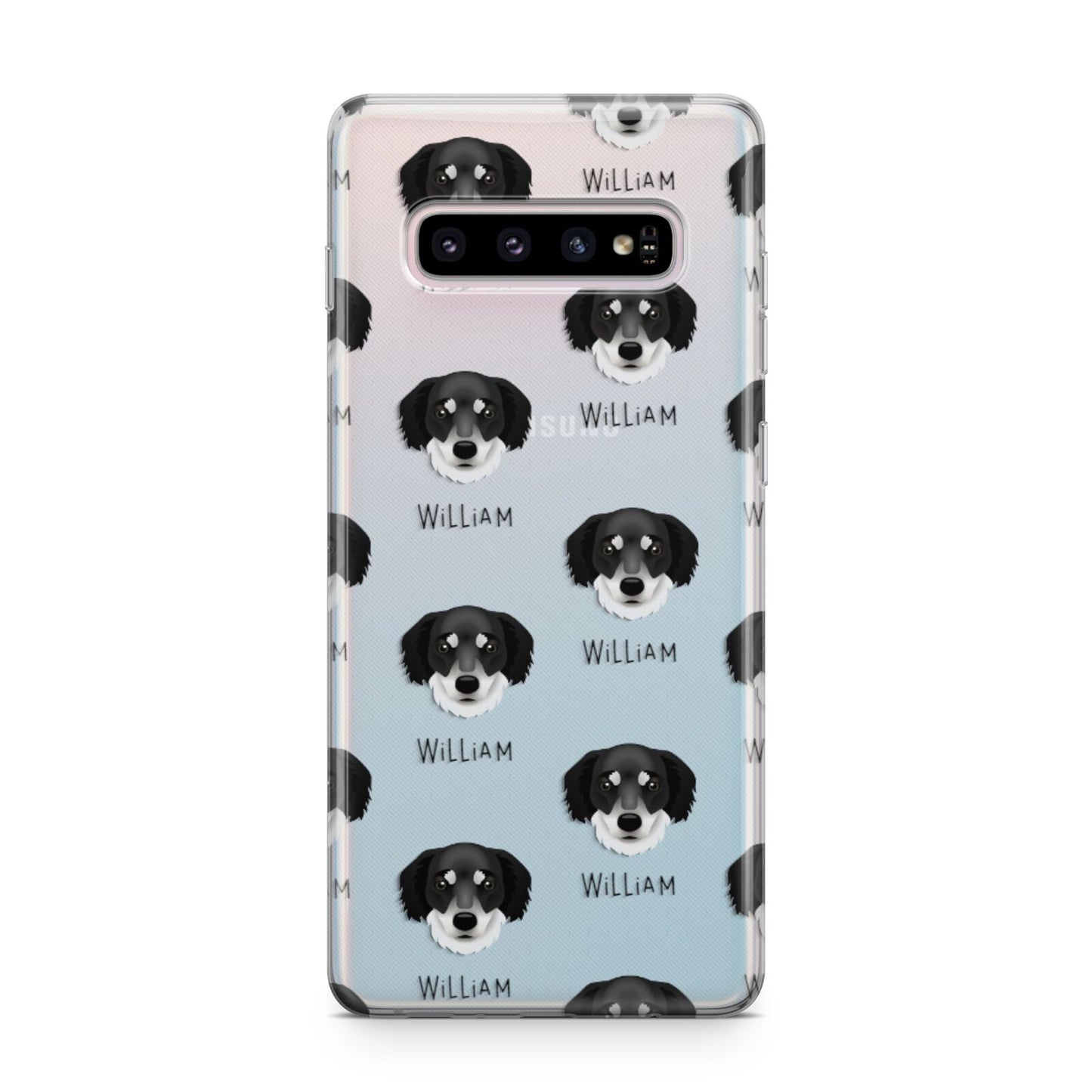 Siberian Cocker Icon with Name Samsung Galaxy S10 Plus Case