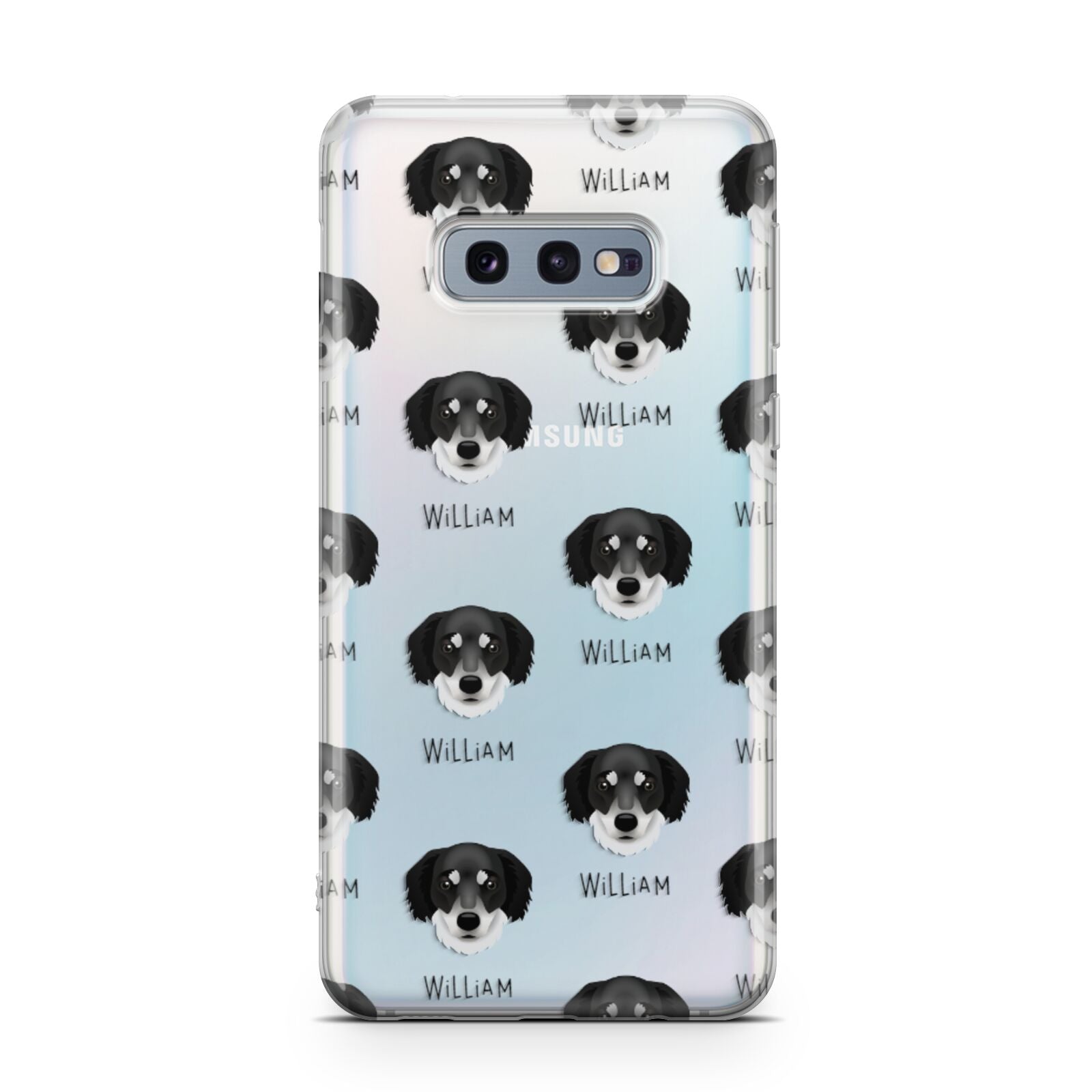 Siberian Cocker Icon with Name Samsung Galaxy S10E Case